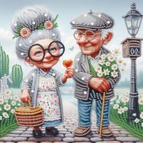 Haft Diamentowy Nasza Historia 30x30 cm