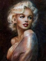 Haft Diamentowy Piękna Marylin Monroe 45X58