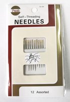 Haft krzyżykowy - Igły samonawlekające 12 szt.
