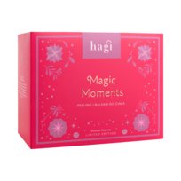 Hagi, Magic Moments, Zestaw do pielęgnacji ciała Zimowe otulenie, Peeling do ciała 200 ml + balsam do ciała 75 ml Hagi