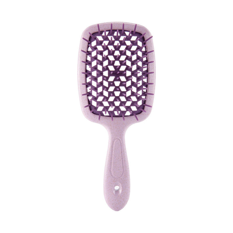 Hair Smoothing Comb Net Hollow Comb Hair Styling Comb (Purple) | Sklep ...
