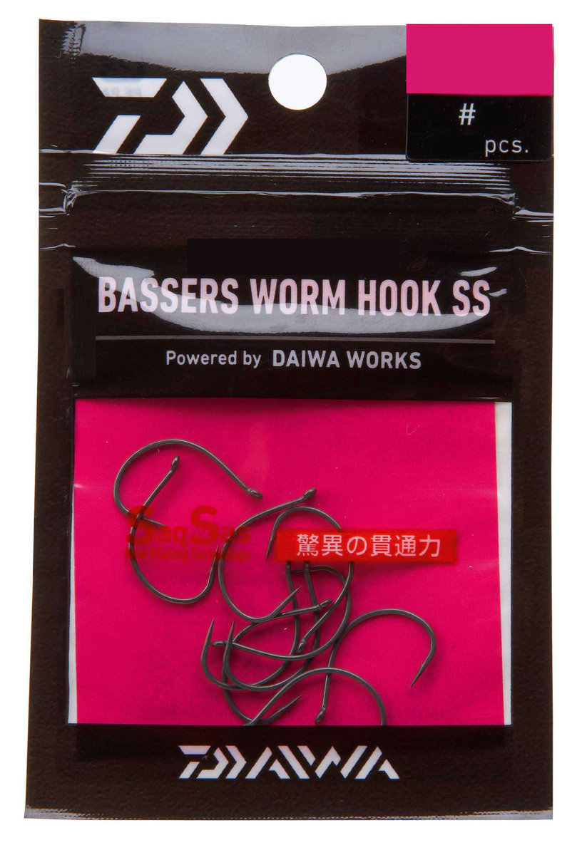 Daiwa Buzzer Worm Hook SS G Wacky - Size 1/0 (Pack Of 4) - View #8