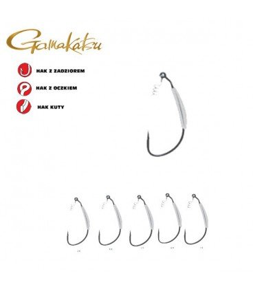 Gamakatsu Worm 36ns Single Eyed Hook Szary 2 147525-00200-00000-00