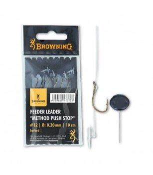 Haki z przyponem Browning Feeder Method Push Stop 12 - Browning