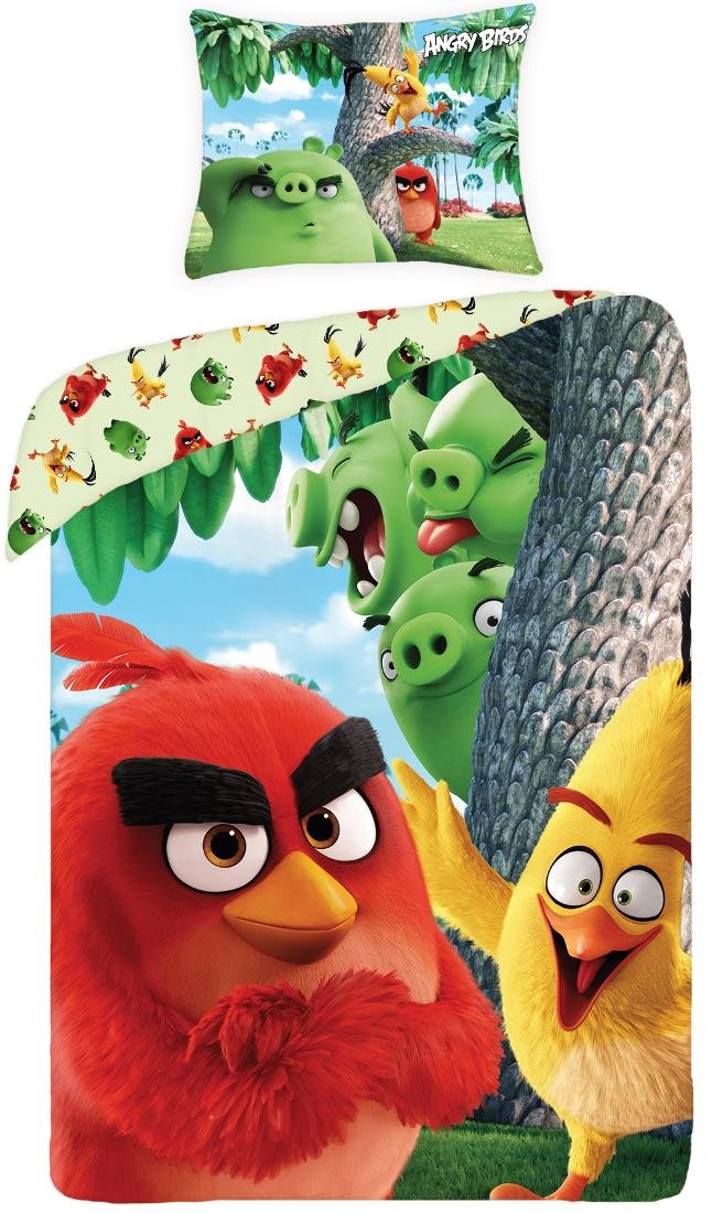 Halantex, Angry Birds, Komplet pościeli dziecięcej, 140x200 cm