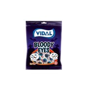 Halloween Żelki Bloody Eyes Krwawe Oczy Truskawkowe Bez Glutenu Vidal 90g