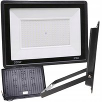 HALOGEN LED 200W LAMPA Reflektor Naświetlacz Slim ZEWNĘTRZNY BUDOWLANY