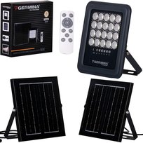 Halogen LED Naświetlacz Lampa 50W Premium Reflektor CZUJNIK PANEL SŁONECZNY