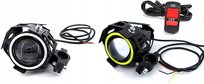 Halogeny motocyklowe RING LED lampy reflektory U7