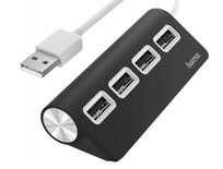 Hama adapter rozdzielacz rozgałęźnik Hub USB 4 Porty USB 2.0 480 Mbits