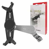 Hama aluminiowy uchwyt na tablet do samochodu 7'' -11'' ruchomy obrotowy
