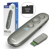 Hama Cyfrowy wskaźnik laserowy  z funkcją powiększenia + karta microSD