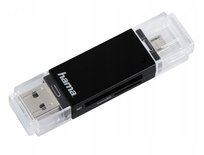 Hama CZYTNIK KART SD/microSD 2W1 USB/microUSB 2.0