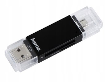 Hama CZYTNIK KART SD/microSD 2W1 USB/microUSB 2.0 - Hama Polska