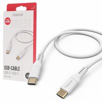 Hama Kabel Ładujący Usb-C - Usb-C, 1,5M Biały