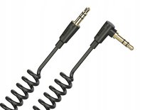 Hama KABEL SPIRALNY JACK 3,5mm KĄTOWY - JACK 3,5mm Hama