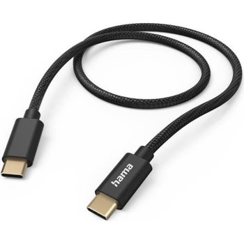 Hama Kabel USB Fabric 1,5 m USB 2.0 USB C Czarny () - 00201547 - Inny producent