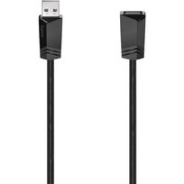 Hama Kabel USB USB 2.0 USB-A żeński, USB-A męski 3,00 m czarny 00200620