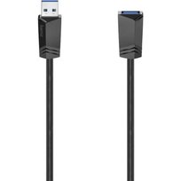 Hama Kabel USB USB 3.2 Gen1 (USB 3.0) USB-A męski, USB-A żeński 1,50 m czarny 00200628