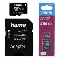 Hama Karta pamięci microSDXC 256 GB Class 10 UHS-I 100 MB/s z adapterem