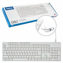 Hama Klawiatura Przewodowa kabel 1,8m Ck-200 Przycisk AI Cicha Numeryczna