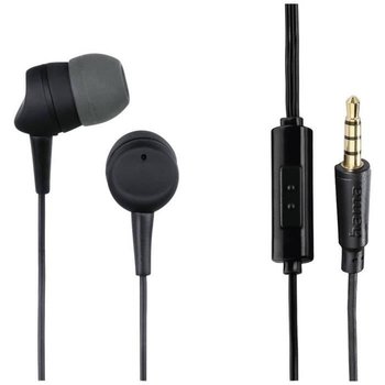 Hama Kooky Słuchawki douszne Hi-Fi Przewodowe stereo Ciemnoszare, Czarny Mikrofon z redukcją szumów - Inny producent