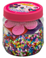 Hama, Koraliki do prasowania w słoiku, 4000 sztuk