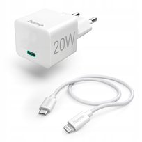 Hama ŁADOWARKA samochodowa 20W + kabel Lightning