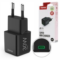 Hama Ładowarka sieciowa SuperMini 30W GaN PD QC USB C do smartfonu telefonu