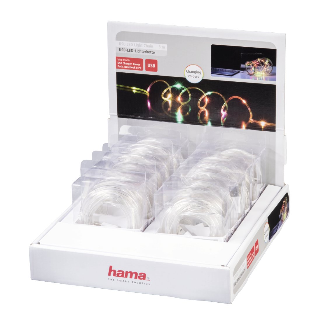 Hama, Łańcuch LED, bawa różnokolorowa