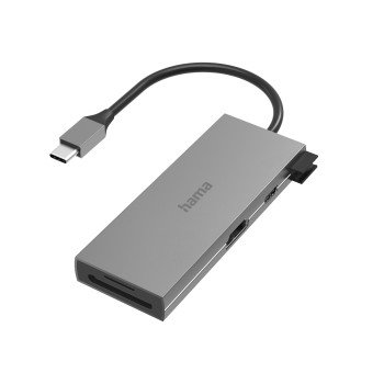 Hama, Multiport Usb-C 2Xusb-A 3.2,1Xtyp-C,1Xhdmi+Czytnik - Hama Polska