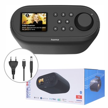 Hama Radio cyfrowe DIR400 DAB+Internet Bluetooth Wyświetlacz 2,4" Spotify - Hama Polska