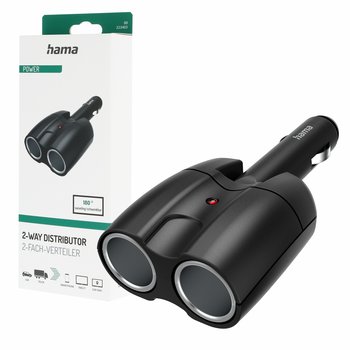 Hama Rozdzielacz gniazda zapalniczki samochodowej 21mm rozgałęźnik 12V - Hama Polska