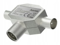 Hama Rozgałęźnik Gniazdo Antenowe - 2 X Wtyk