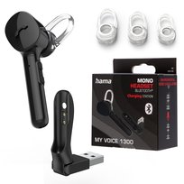 HAMA SŁUCHAWKA MONO BLUETOOTH MyVoice 1300 BEZPRZEWODOWA SAMOCHODOWA USB-A