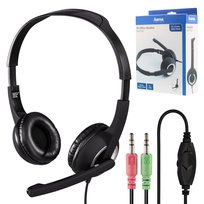 Hama SŁUCHAWKI nauszne do komputera z mikrofonem