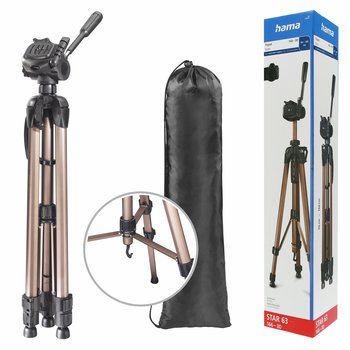 Hama statyw tripod star 63 foto z torbą regulowany aluminium szybkozłączka - Hama Polska