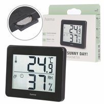Hama TERMOMETR/HIGROMETR TH-130 CZARNY temperatura wilgotność stacja pogody