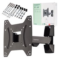Hama Uchwyt ścienny do telewizora monitora VESA do 200x200 48" Czarny Hama