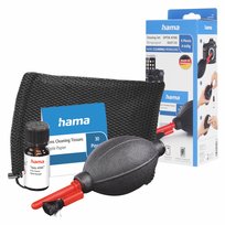 Hama zestaw do czyszczenia aparatu optyki obiektyw pompka płyn papier etui