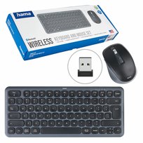 Hama zestaw Klawiatura Mysz Bezprzewodowy BT WKM500 uniwersalna 2,4GHz