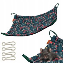 HAMAK dla Gryzoni Świnki Szczura Szynszyli Koszatniczki 30x40cm ZIELONY