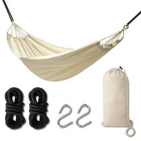 Hamak Ogrodowy Brazylijski Boho Xxl 200Cm Ecru 120Kg