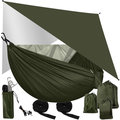 Hamak Turystyczny z Moskitierą Survivalowy Podróżny na Biwak Bushcraft Tarp Trizand - Trizand
