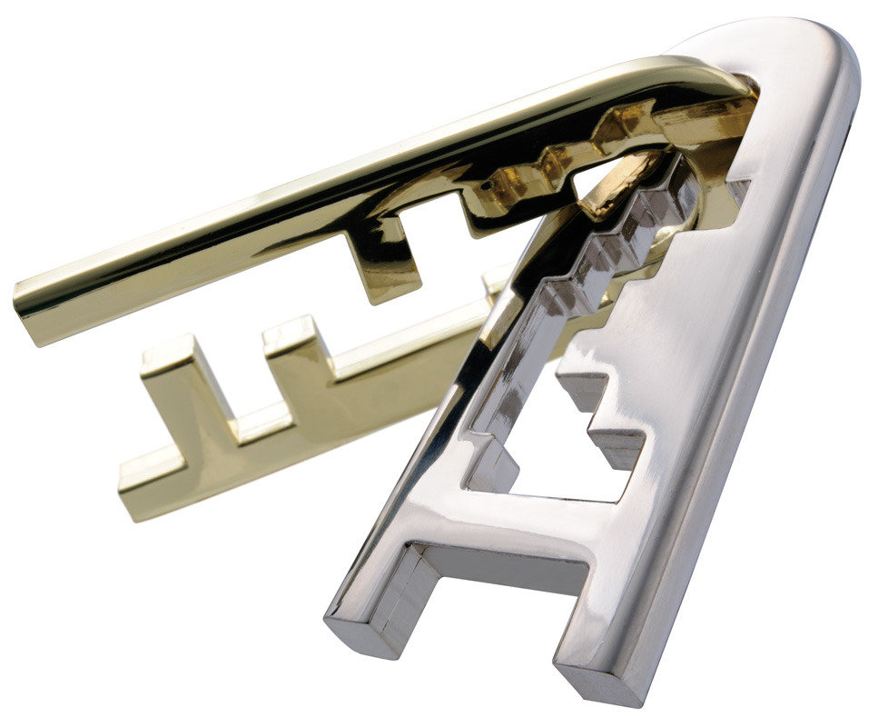 Hanayama, łamigłówka Huzzle Cast Keyhole, poziom 4/6