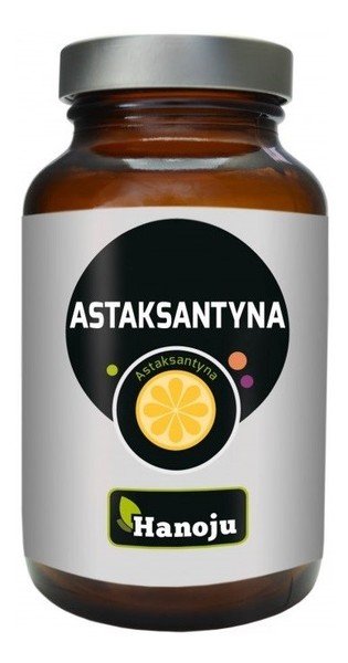 Фото - Вітаміни й мінерали Hanoju , suplement diety Astaksantyna 135mg + witamina c 500mg, 90 kapsułek 