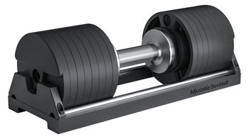 HANTLA HANTELKA REGULOWANA CZARNA 40KG METALOWA SNODE NOWOCZESNA 6-40KG - Inna marka