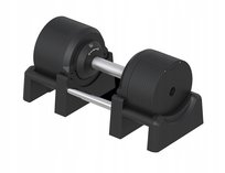 Hantla regulowana 32,5kg Sztangielka regulacja co 1,5kg Czarny mat