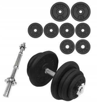 HANTLA ŻELIWNA 1x25kg hantel 25kg gryf obciążenie - SPORT FOR FUN