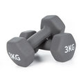 Hantle neoprenowe MOLTI HN001 szare 2x3kg - Molti